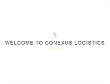 Tablet Screenshot of conexuslogistics.com